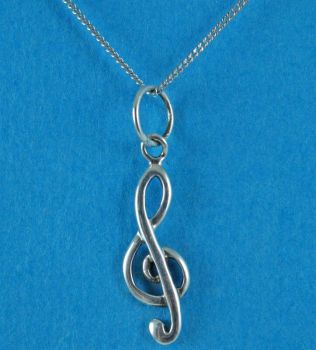 Silver Musical Note Pendant (£4.70 each)