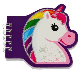Glittery Unicorn Notepads (25p Each)