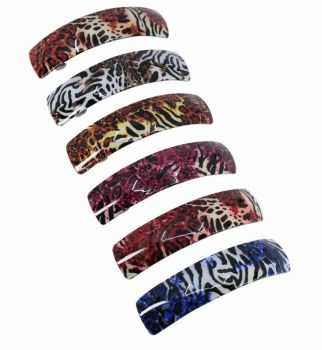 Animal Print French Clips (40p Each)