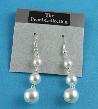 Pearl Drop Earrings (40p Each)