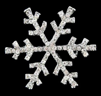 Venetti Diamante Snowflake Brooch (£1.20 Each)