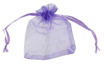 Small Lilac Organza Bags