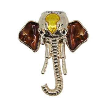 Venetti Enamelled Elephant Brooch (£1.20 Each)