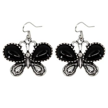 Butterfly Design Pierced Drop Earrings (£0.70 per pair)