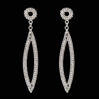 Venetti Diamante Pierced Drop Earrings (£1.50 Per Pair)