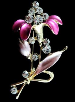 Venetti Diamante Flower Brooch (£1.00 Each)