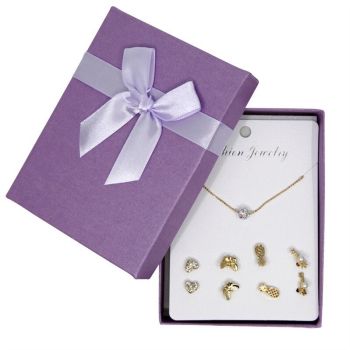 Boxed Assorted Pendants & Earring Sets (Approx £1.93 Per Set)