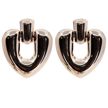Venetti Heart Drop Earrings (£1.10 Per Pair)