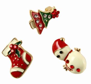 Assorted Mini Christmas Pin Badges (Approx 49p Each)