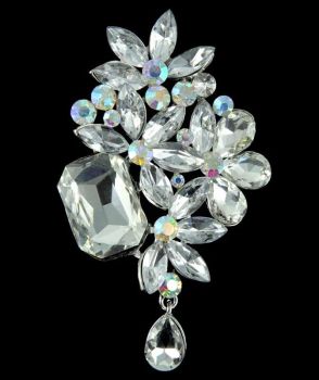 Venetti Diamante Flower Brooch (£2.50 Each)