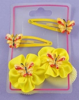 Neon Butterfly Hair Accessory Sets (35p per set)