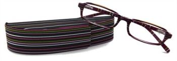 Ladies Multi Stripe Glasses & Box (£2.00 Each)