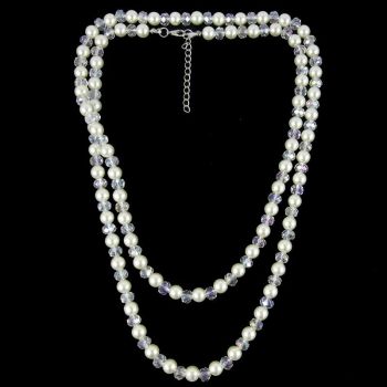Venetti Glass Pearl & Bead Necklace (£2.40 Each)