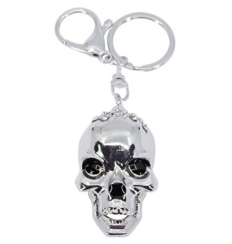 Diamante Skull Keyring/Bag Charm (£1.60 Each)