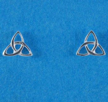 Silver Celtic Trinity Knot Stud Earrings (£2.30 Each)