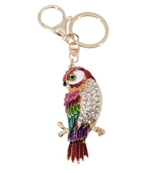 Diamante Owl Keyring/Bag Charm (£1.60 Each)