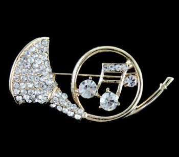 Venetti Diamante Trumpet Brooch (£1.20 Each)