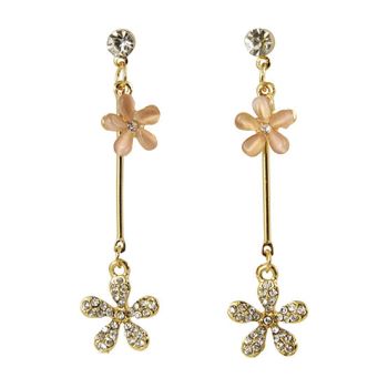 Venetti Diamante Flower Clip-on Earrings (£1.25 Each)