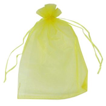 XXL Yellow Organza Bags (15p Each)