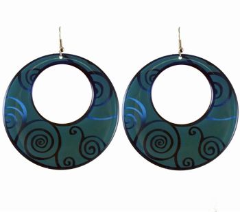 Swirl Drop Earrings (60p Each)