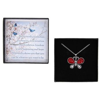 Butterfly Pendant Gift Offer 