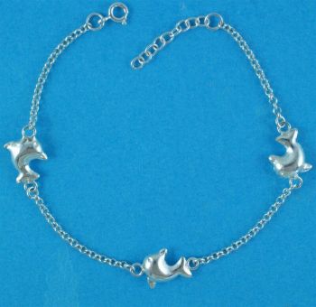Silver Dolphin Bracelet (£8.95 Each)