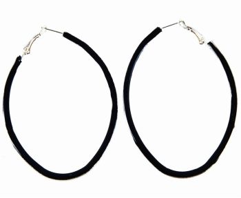 Assorted Enamel Hoop Earrings (50p per Pair)
