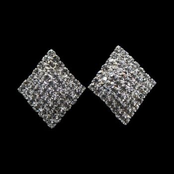 Diamante Stud Earrings (£1.30 per pair)