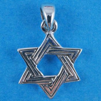 Silver Star Of David Pendant