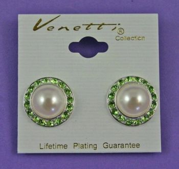 Diamante & pearl style Earrings (£1.50 Each)
