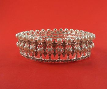 Diamante & Pearl Crown