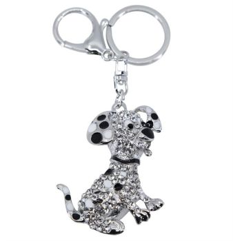 Diamante Dog Keyring/Bag Charm (£1.60 Each)