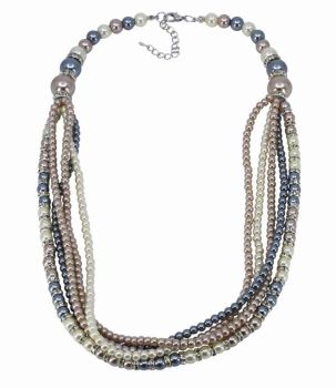 Venetti Diamante & Pearl Necklace (£2.95 Each)