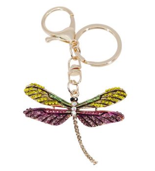 Diamante Dragonfly Keyring/Bag Charm (£1.60 Each)