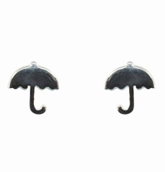 Silver Umbrella Stud Earrings (£2.50 Each)