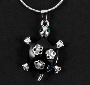 Venetti Diamante & Enamel Turtle Pendant (£1.40 Each)