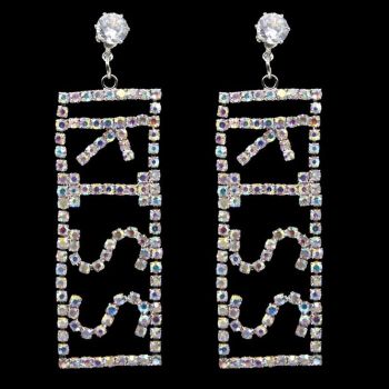 Venetti Diamante 'Kiss' Pierced Drop Earrings (£1.40 Each)