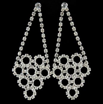 Diamante Earrings  (£1.95 per Pair)