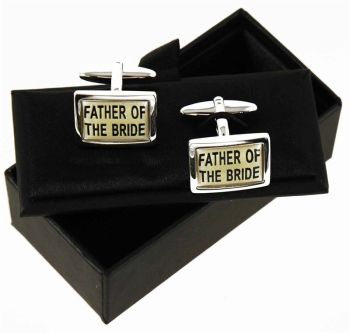Father Of The Bride Cufflinks (£2.95 per Boxed Pair)