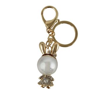 Pearl Rabbit Diamante Bag Charm (£1.80 each)