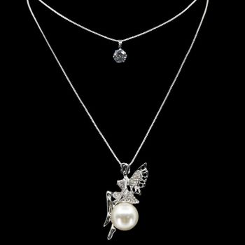 Diamante & Pearl Fairy Pendant (£1.00 each)
