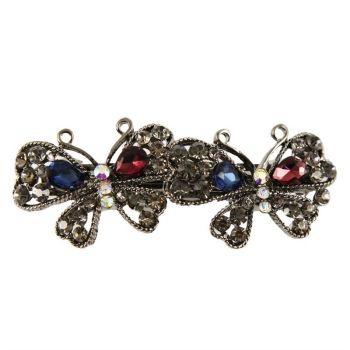 Diamante Butterfly French Clip  (£1.20 Each)