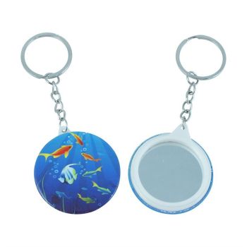 Assorted Dolphin & Whale Mirror Keyrings (20p Each)
