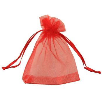 Small Red Organza Bags
