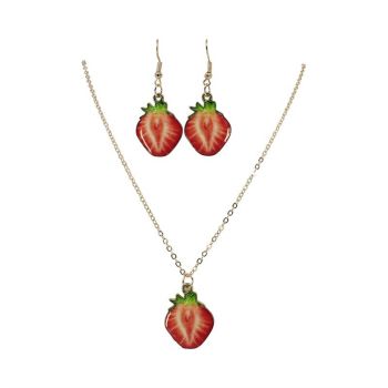 Fruit Pendant And Earrings Set (95p Each)
