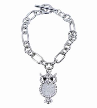 Diamante Owl Bracelet (£1.80 Each)