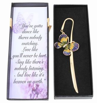 Diamante & Enamel Butterfly Bookmark (£2.95 Each)