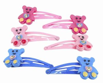 Assorted Teddy Bear Clips ( Approx 50p Per Card)