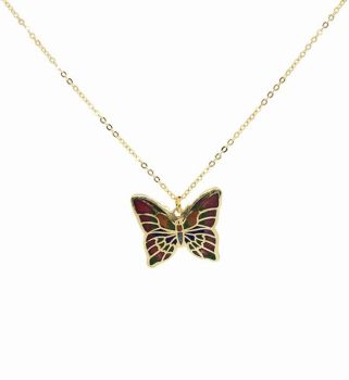 Cloisonne Enamel Butterfly Pendant (£1.80 Each)