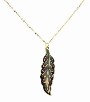 Cloisonne Enamel Feather Pendant (£1.80 Each)